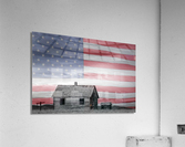 Rustic America  Impression acrylique