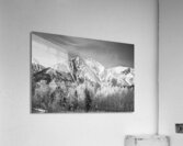 Rocky Mountain Autumn High In Black and White  Impression acrylique