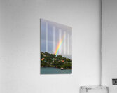 Enchanting Finale of a Vibrant Rainbow  Impression acrylique