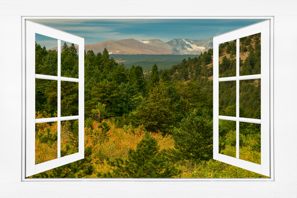 Autumn Rocky Mountain Open White Picture Wind Téléchargement Numérique