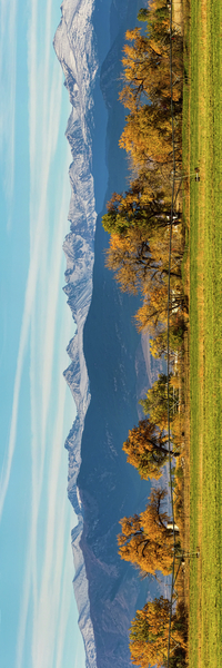 Rocky Mountain Autumn Farming Panorama Téléchargement Numérique