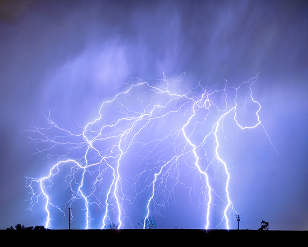 Lightning Electrical Sky Digital Download