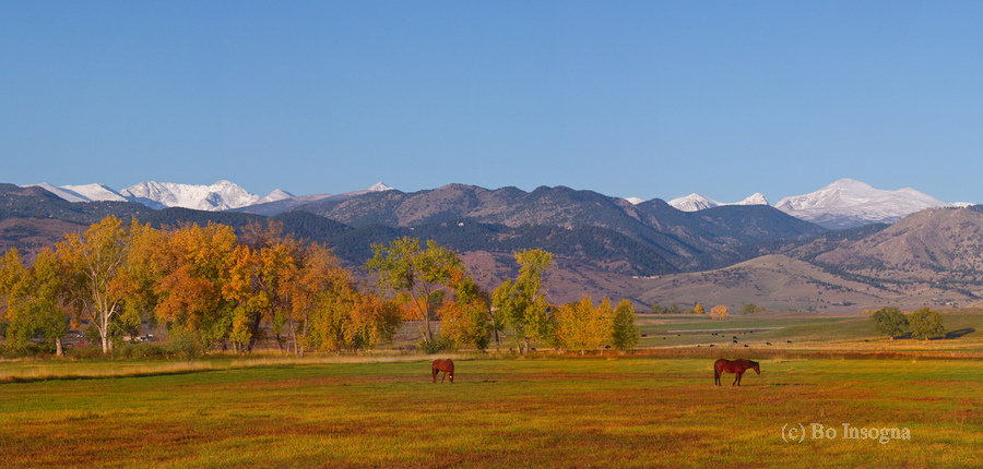 North Boulder County Front Range Panorama  Print