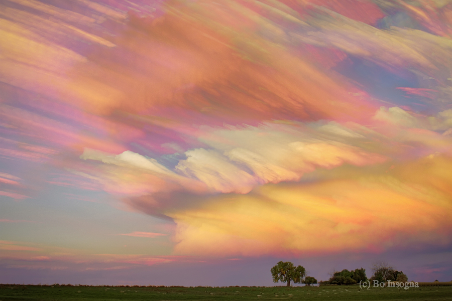 Pastel Painted Big Country Sky  Print