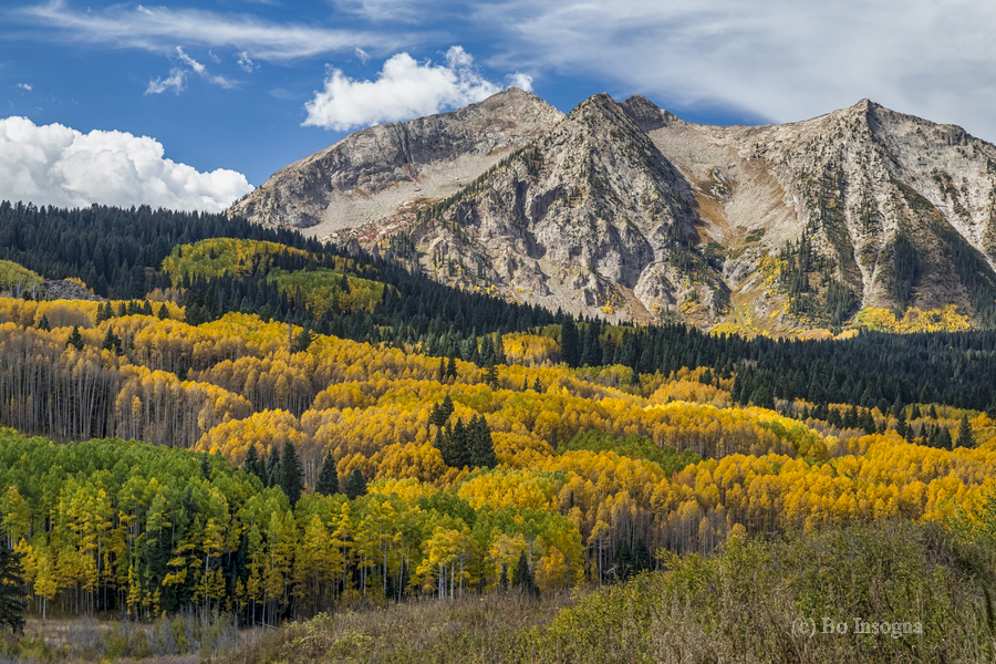 Rocky Mountain Autumn Season Colors  Print