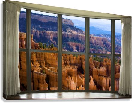Bryce Canyon Bay Window View  Canvas Print
