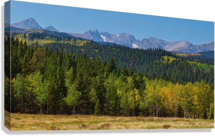 Colorado Indian Peaks Panorama 1  Canvas Print