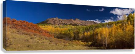 SW Rocky Mountain Autumn Panorama View  Canvas Print