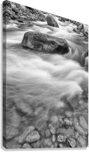Fishermans View in Black and White  Canvas Print