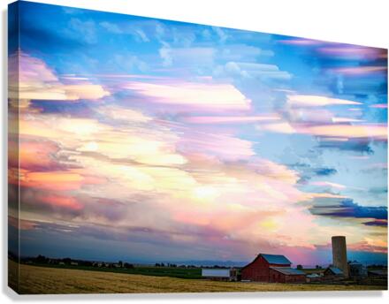 Nature Country Painting  Canvas Print
