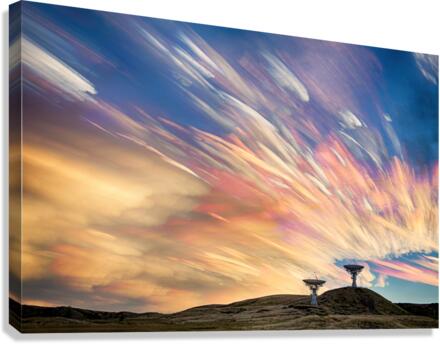 Sunset From Another Planet  Canvas Print