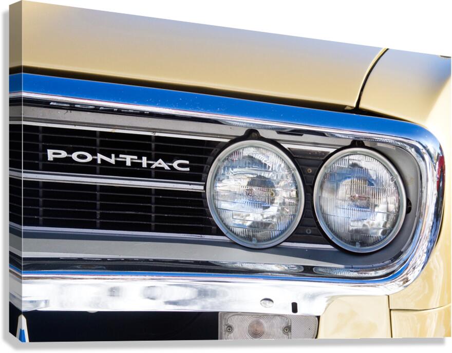 Pontiac Gold Firebird Close Up Driver Side Front  Canvas Print