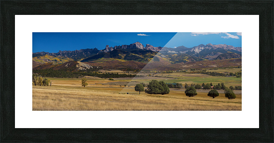 Telluride Panorama 2  Framed Print Print