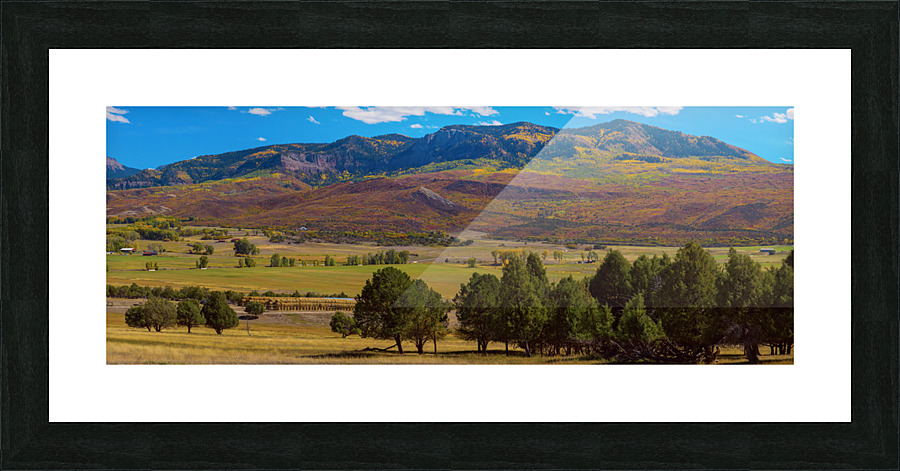 Telluride Panorama 3  Framed Print Print