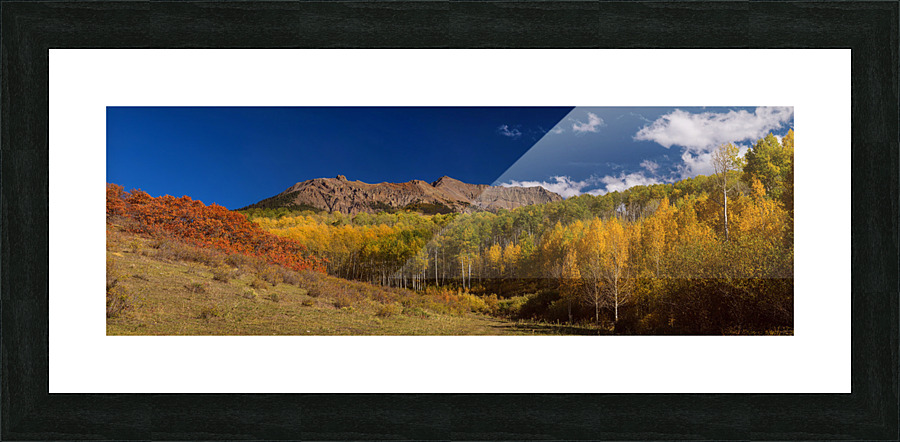 SW Rocky Mountain Autumn Panorama View  Framed Print Print