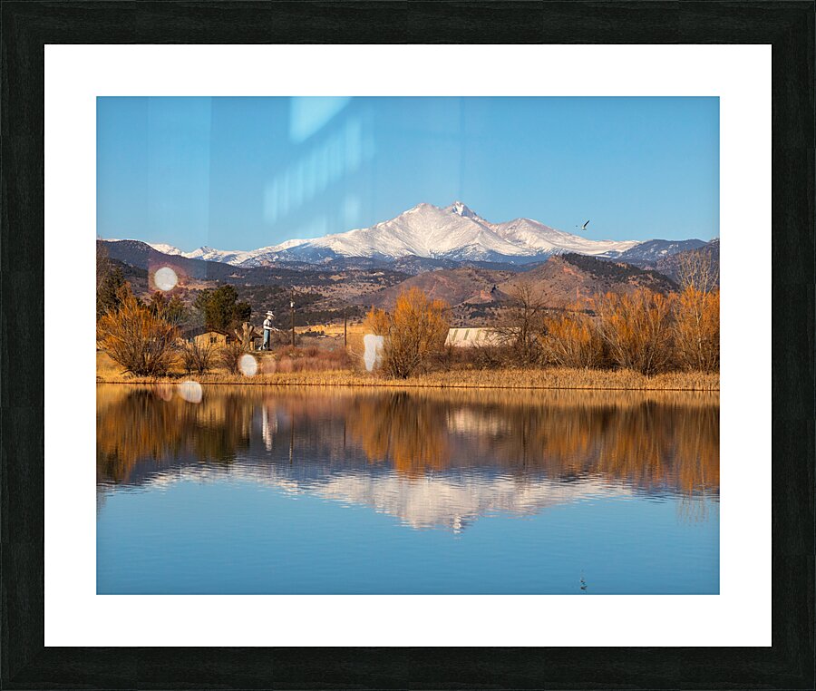 Paul Bunyan and the inspiring Landscapes of the Rocky Mountains  Framed Print Print