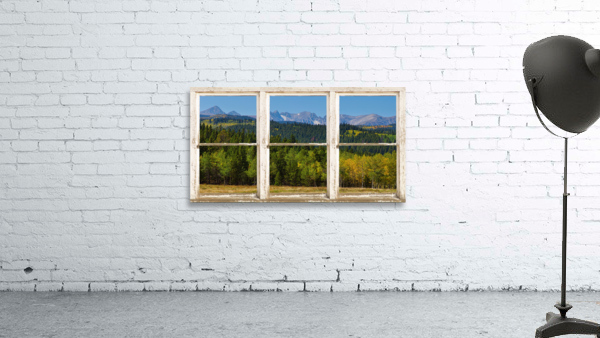 Autumn View Colorado Indian Peaks Window Wt by Bo Insogna