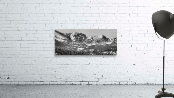 Ypsilon Mountain Fairchild Mountain Panorama by Bo Insogna