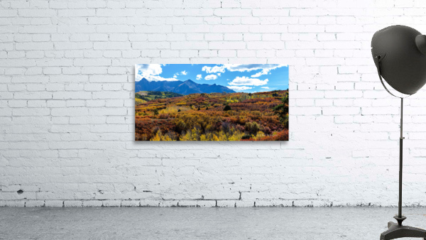 Colorado Painted Landscape Panorama PT2a by Bo Insogna