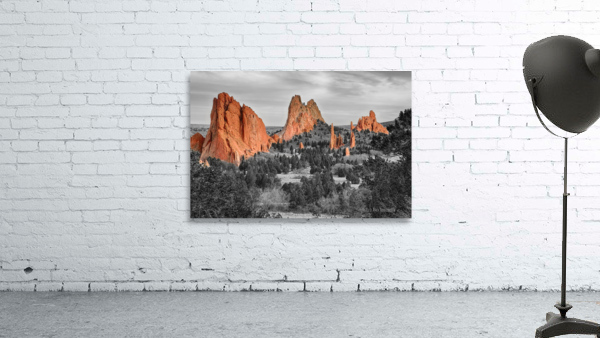 Garden of the Gods with Selective Color by Bo Insogna