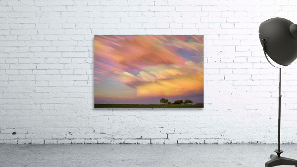 Pastel Painted Big Country Sky by Bo Insogna