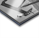 Colorado Rocky Mountain Oil Wells BW Acrylic print