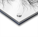 Wild Springtime Winter Tree Black and White Impression Acrylique