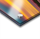 Abstract Sunset Over a Tree Line Acrylic print