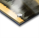 Yellowstone Wyoming Foggy Forest Lake Reflection Fine Art Print Impression Acrylique