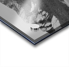 Boulder CO Flatirons Snow Covered Longs Peak Panorama BW Acrylic print