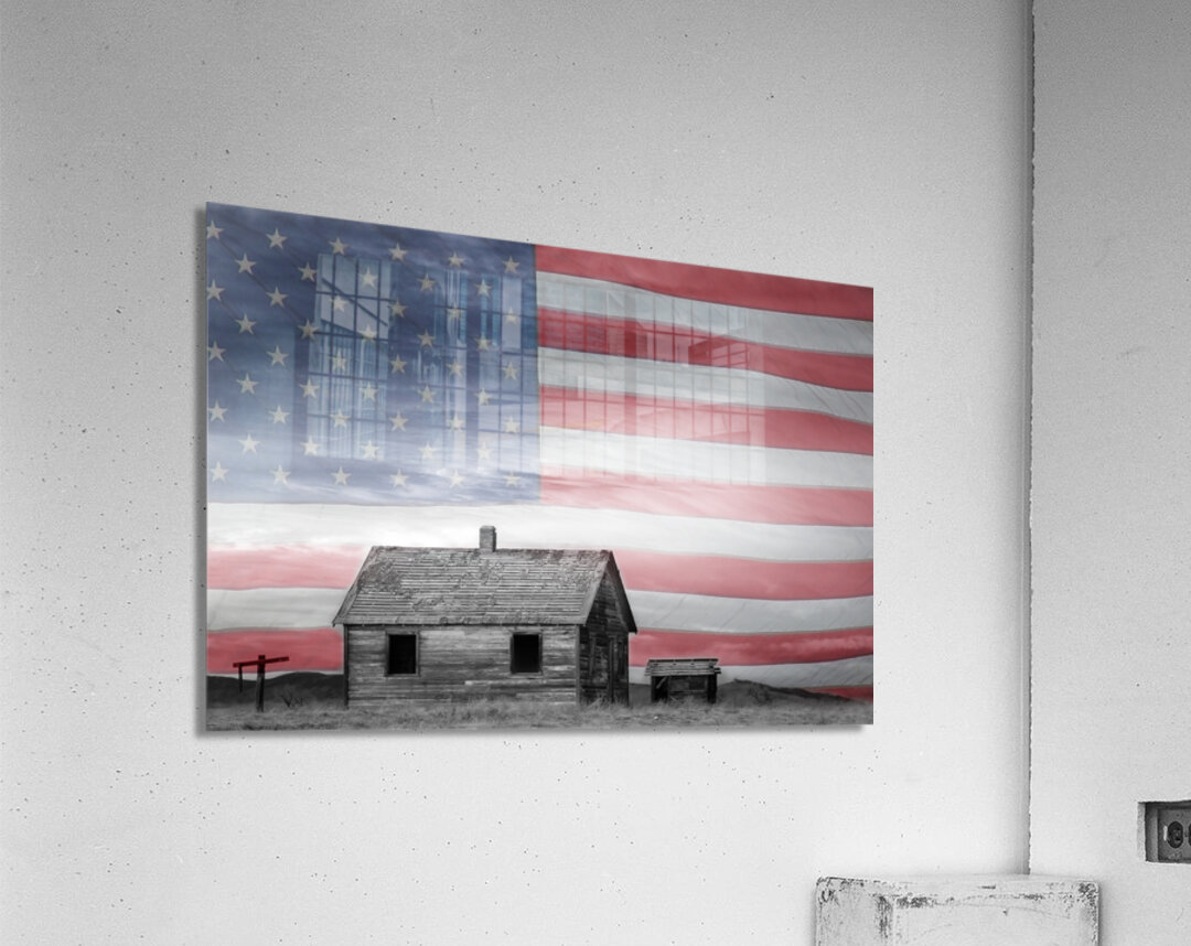 Rustic America Acrylic Print