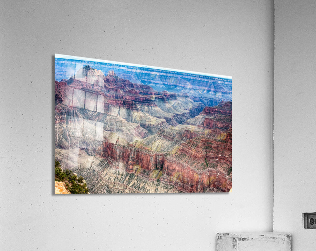 A Look Into The Grand Canyon  Acrylic Print