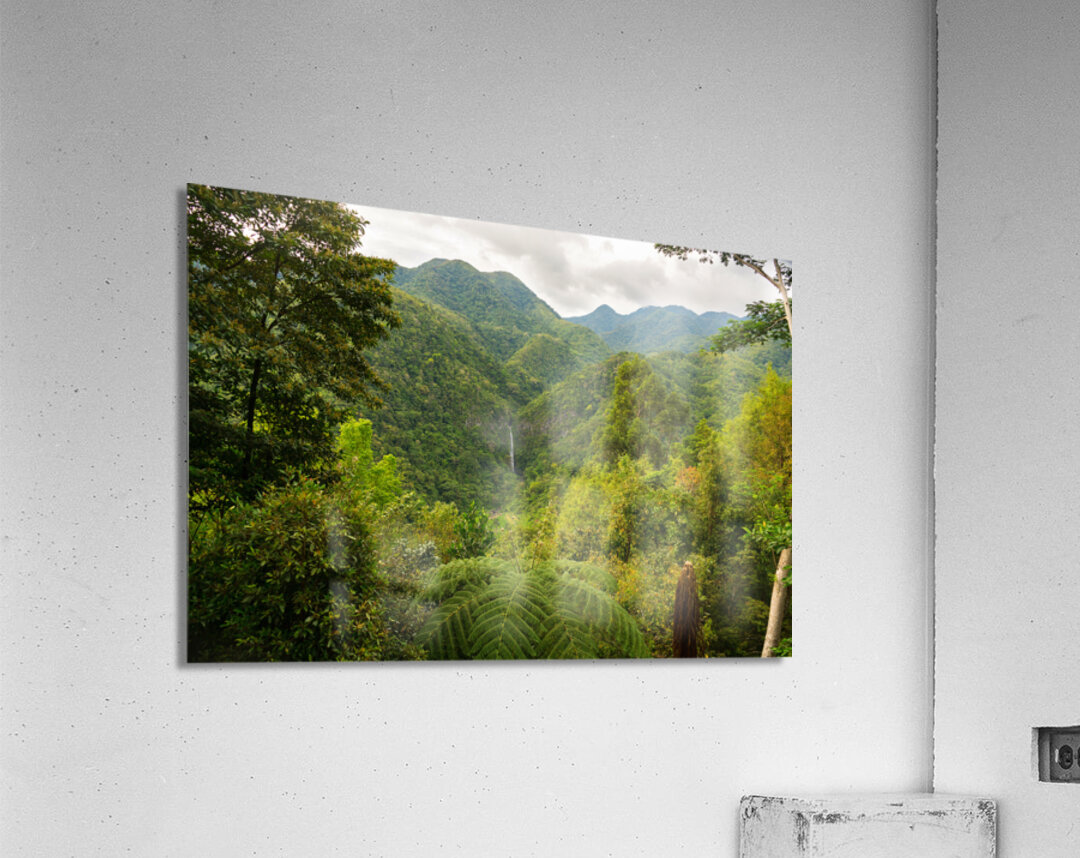 Whispers of the Malantan og Waterfall Hidden in Time Acrylic Print