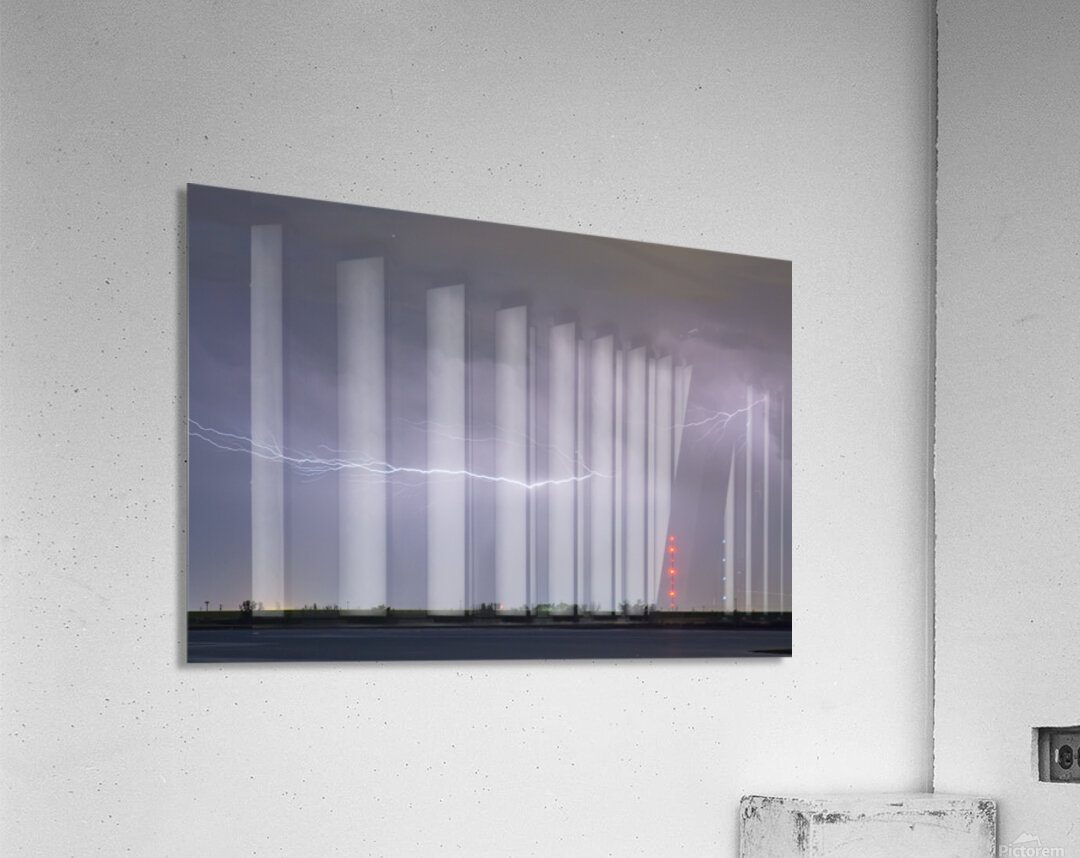 Lightning Bolting Across the Sky Acrylic Print