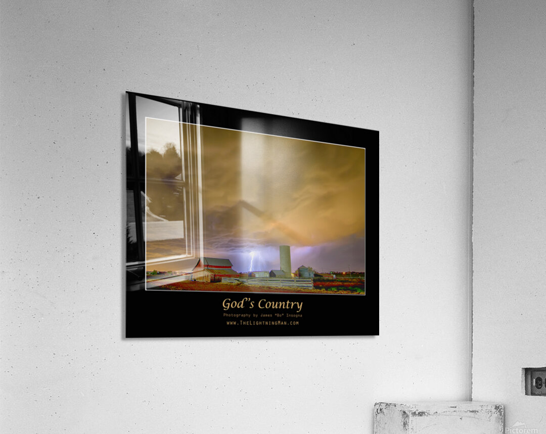 Gods Country  Impression acrylique