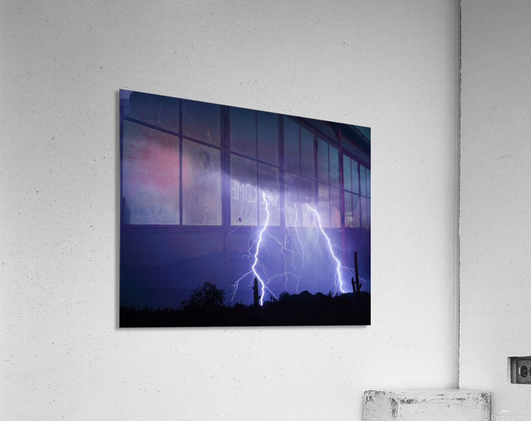 Night Striking Down Acrylic Print