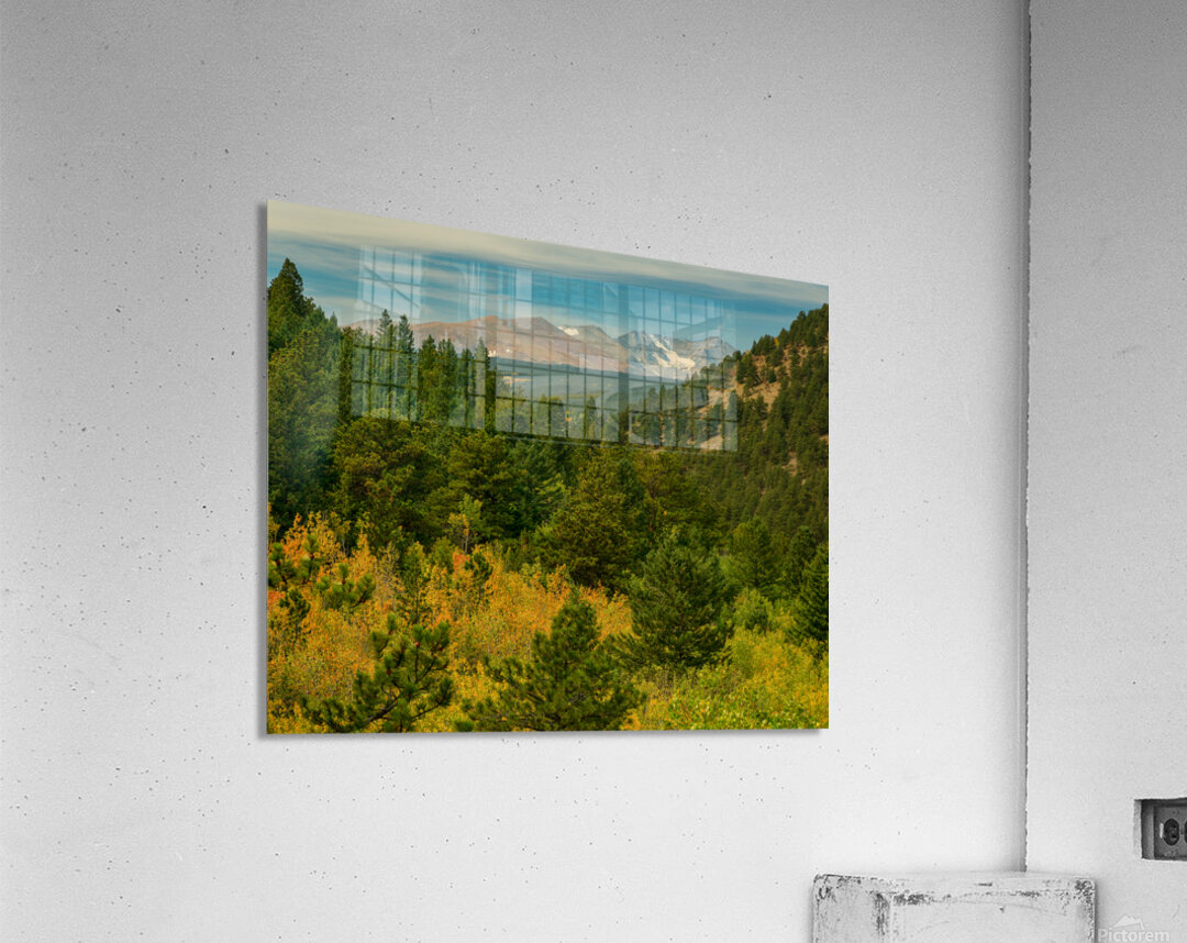 Autumn Rocky Mountain Peaks Acrylic Print