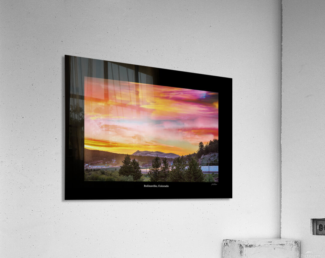  A Timed Stack of Rollinsville Colorado Impression acrylique