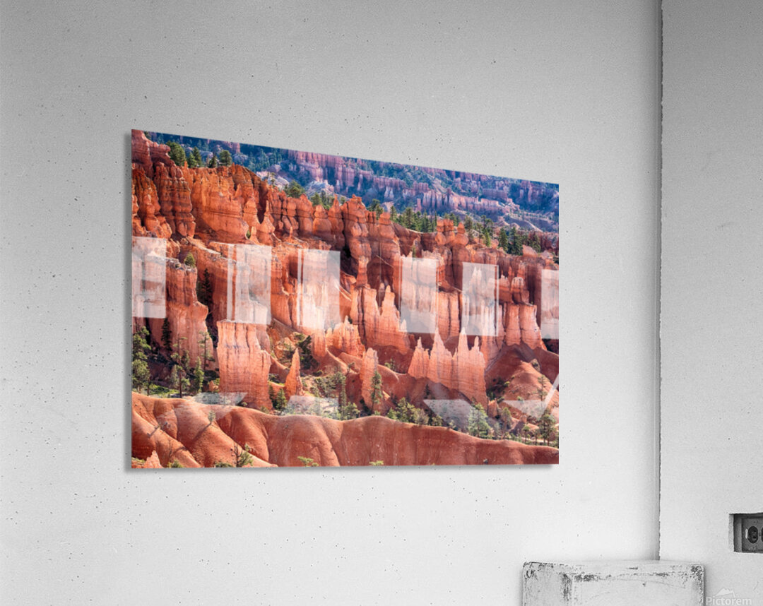 Bryce Canyon Utah Hoodoos Views Impression acrylique