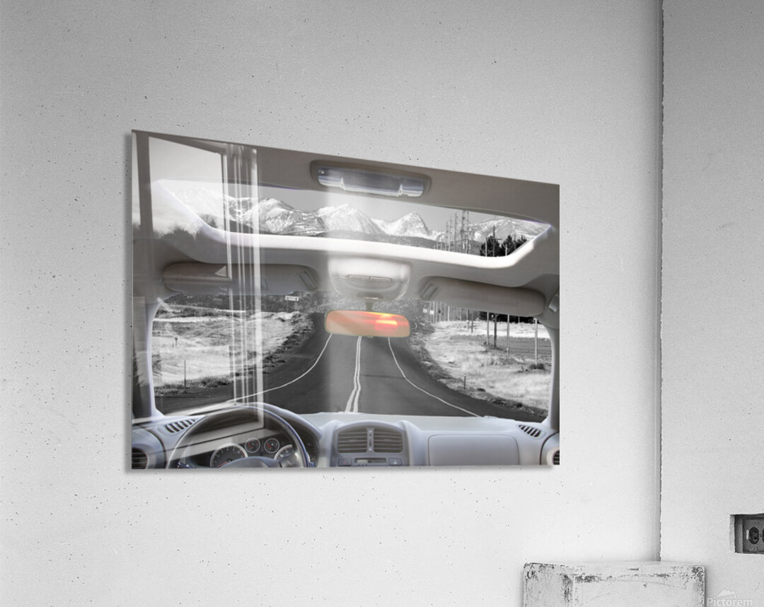 Colorado Mountain Sunrise Drive Fine Art Print Acrylic Print