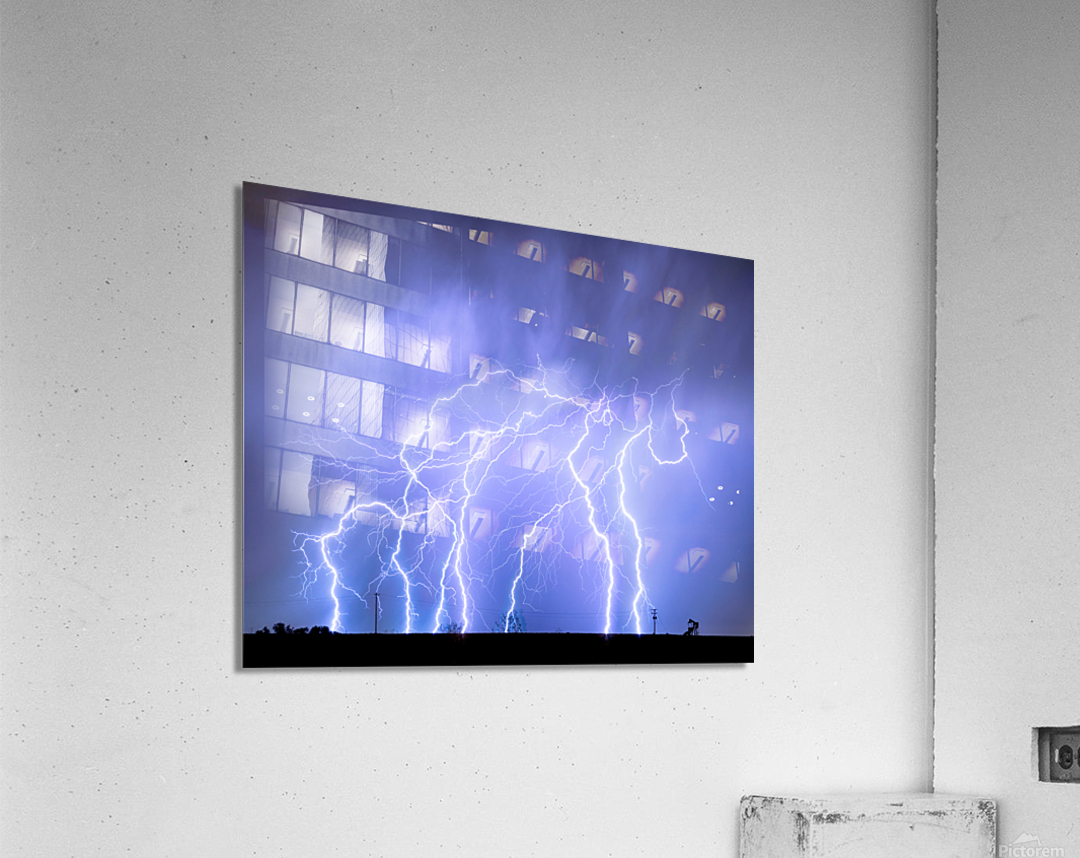 Lightning Electrical Sky  Acrylic Print 