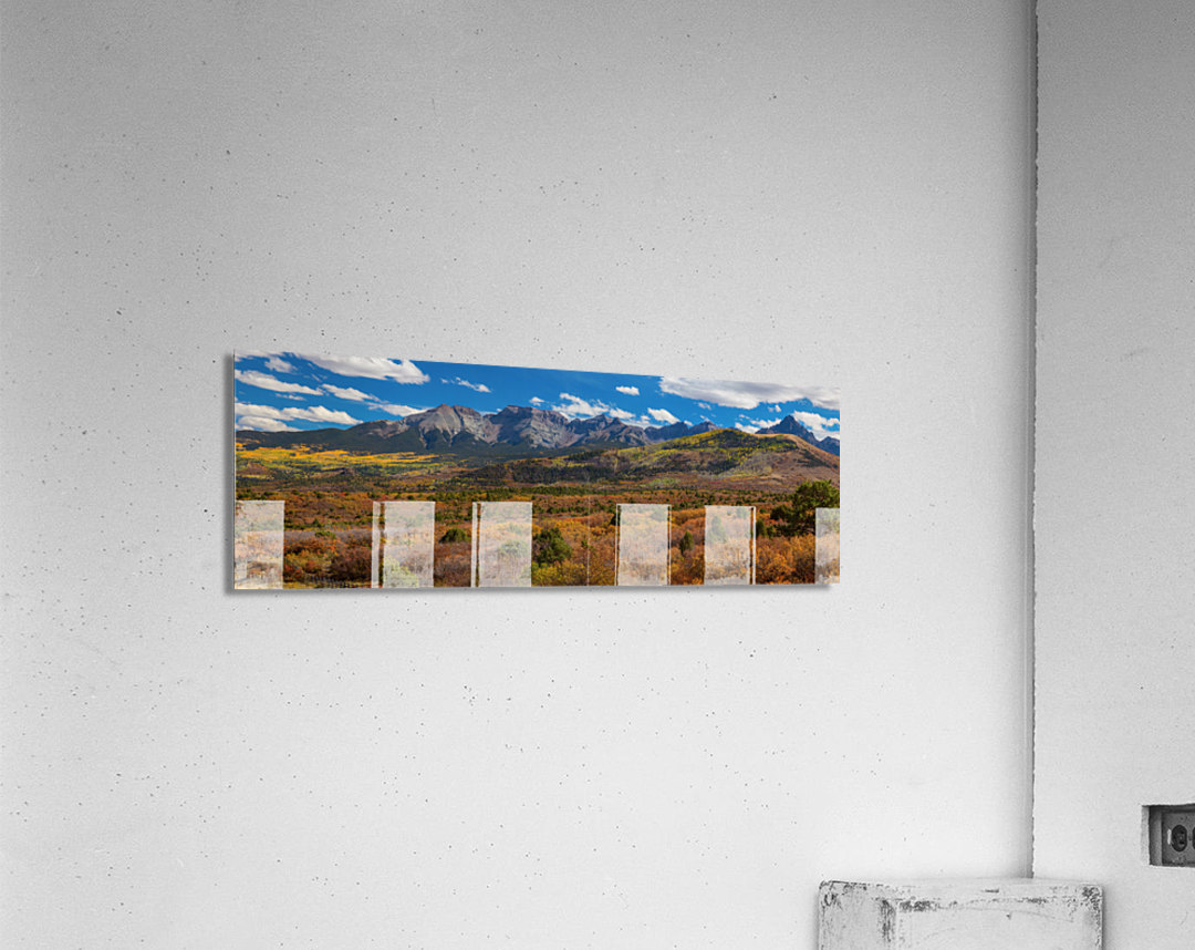 SW Autumn Colorado Rocky Mountains Panoramic  Acrylic Print 