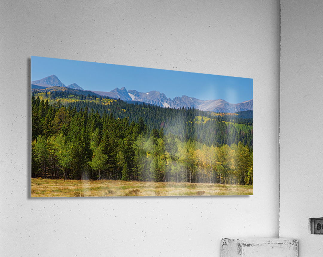 Colorado Indian Peaks Panorama 1  Acrylic Print 