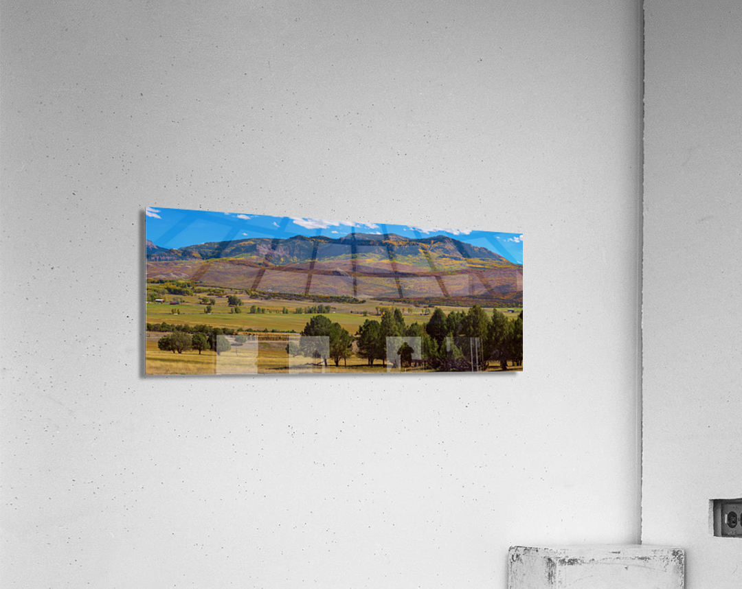 Courthouse Mountain Baldy Peak San Juan Large  Acrylic Print 