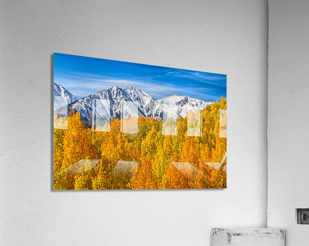 Colorado Rocky Mountain Autumn Beauty  Acrylic Print 