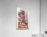 Bryce Canyon Utah View Through White Window  Acrylic Print