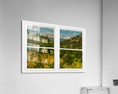 Rocky Mountain Whitewash Picture Window View  Impression acrylique