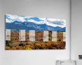 Colorado Painted Landscape Panorama PT1a  Acrylic Print