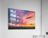 Colorado Front Range Sunset Timed Stack  Impression acrylique