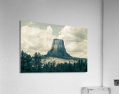 Devils Tower also called Grizzly Bear Lodge  Acrylic Print